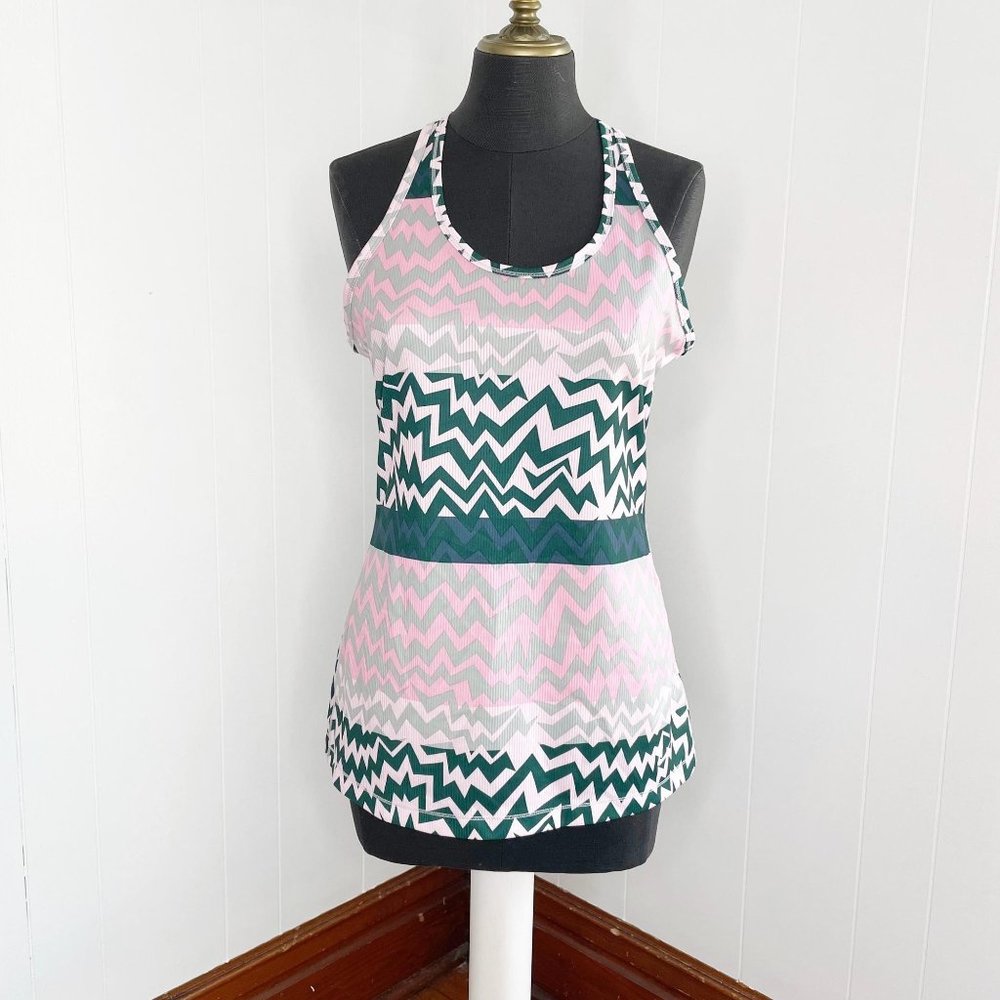 Nike Zig Zag Slim Fit Dri-Fit Tank Size Large